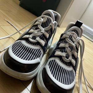 Louis Vuitton Archlight Leather Trainers WORN